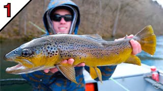 Fishing for WORLD CLASS Brown Trout (Streamer Fishing) || TROUT CAPITAL USA (PT. 1)
