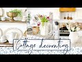 COTTAGE STYLE CLEAN + DECORATE | ENGLISH COTTAGE DECOR | FARMHOUSE DECORATING IDEAS