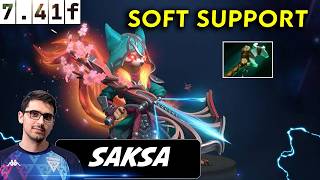 Saksa Hoodwink Soft Support - Dota 2 Patch 7.41f pro Player Full Gameplay screenshot 3