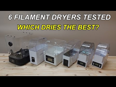 6 filament dryer test - which one dries better? eBox, eBox Lite, Sunlu, Sovol, Creality, Eibos