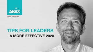 Tips Til Ledere - For Et Mere Effektivt 2020