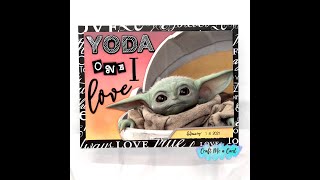 Recycled Image: Baby Yoda Love Card