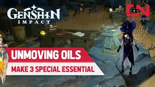 Genshin Impact How to Make 3 SPECIAL UNMOVING ESSENTIAL OILS