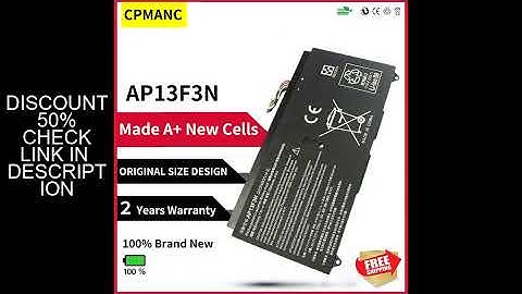 CPMANC AP13F3N 2ICP4/63/114-2 Laptop Battery For Aspire S7-392 S7-392-9890 S7-391-6822 Ultrabook 7.5