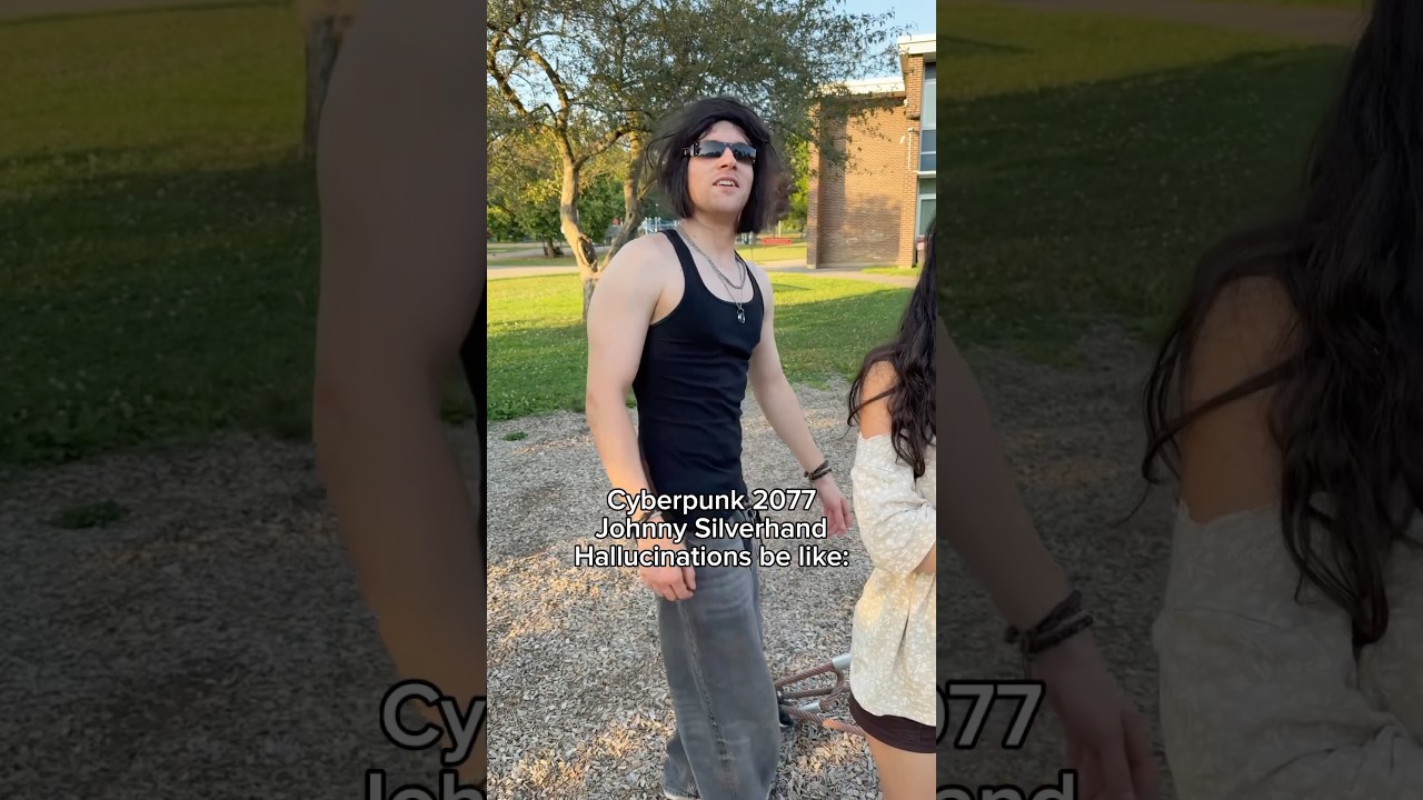 Johnny Silverhand Hallucinations be like: #funny #skit #maddoxyz #cyberpunk2077 #cyberpunk #shorts