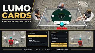 FiveM Callbreak 3D Card Game Script | QBCore Qbox ESX Standalone