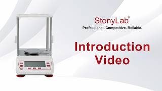 StonyLab Professional Analytical Balance - 1 mg Precision for Lab Weighing ⚖️🔬