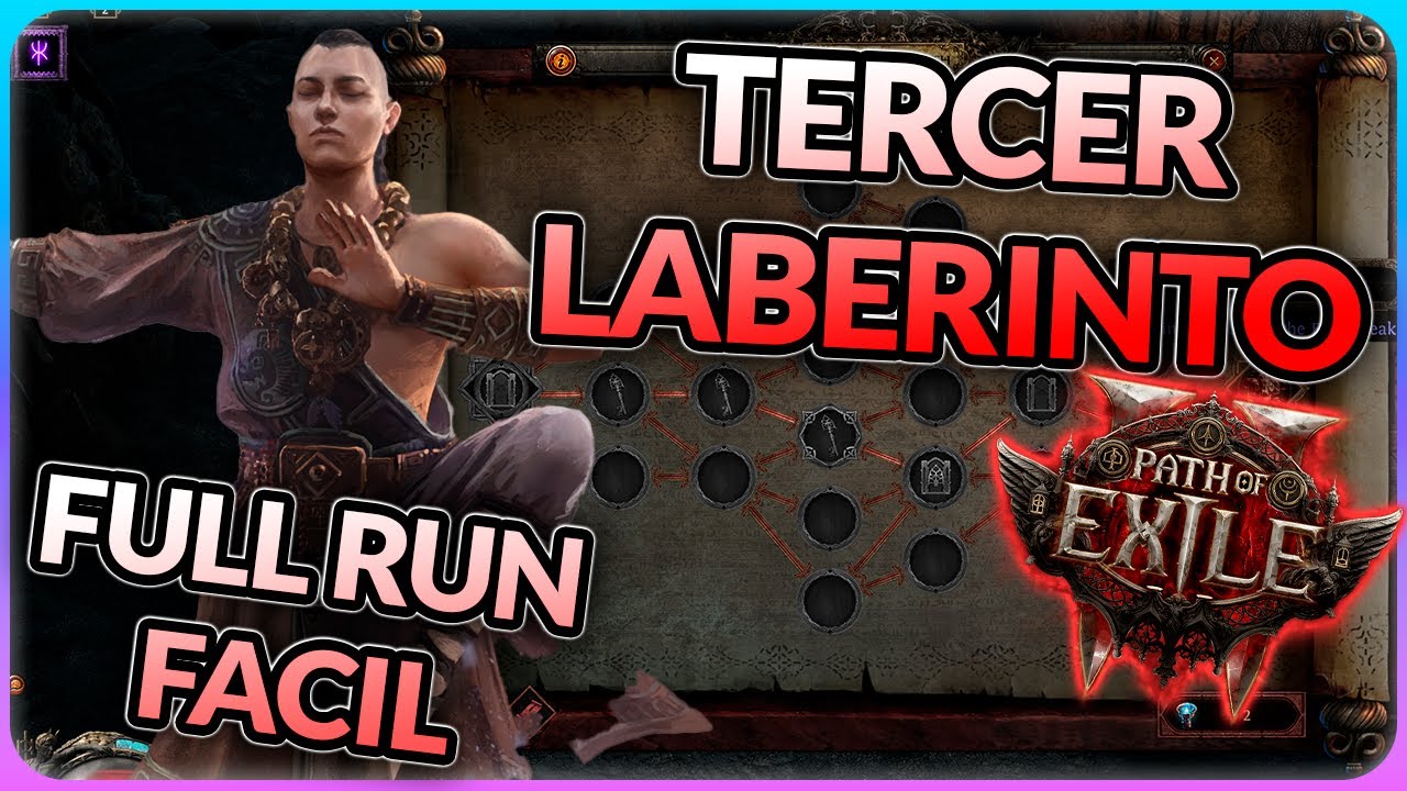 [POE2] TERCER LABERINTO CON MONJE MELEE FULL RUN FACIL