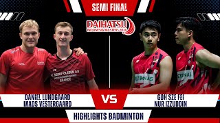 Semi-Final Daniel Lundgaardmads Vestergaard Vs Goh Sze Feinur Izzuddin Indonesia Masters 2026