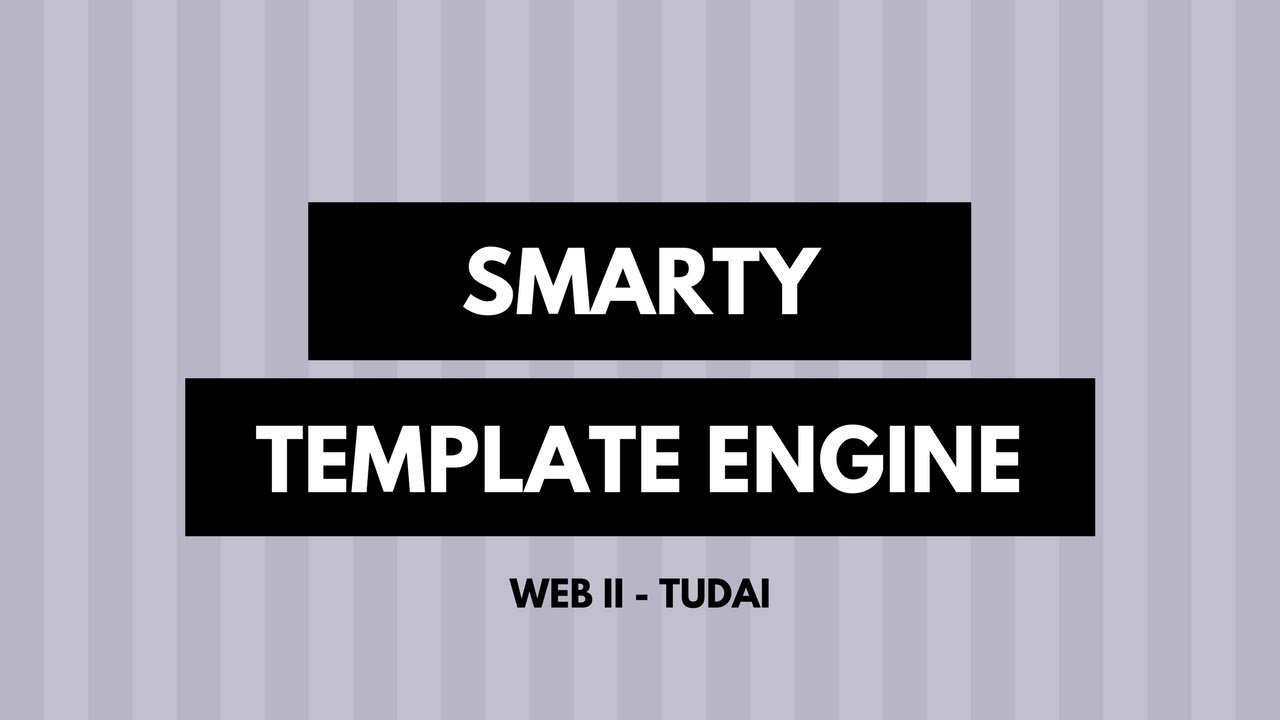 04 - Template Engine - Smarty - YouTube