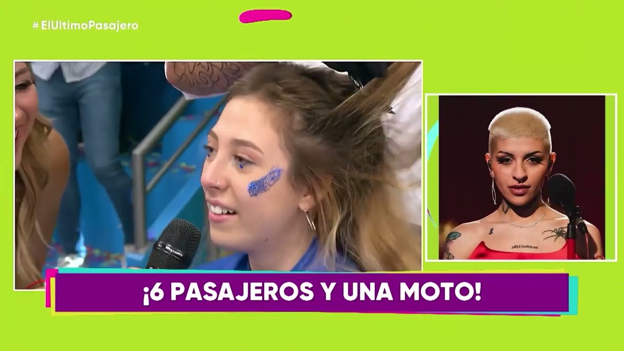 El último pasajero: una participante que se rapó como Cazzu
