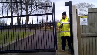 ESA FORCE TESTING SLIDING GATE