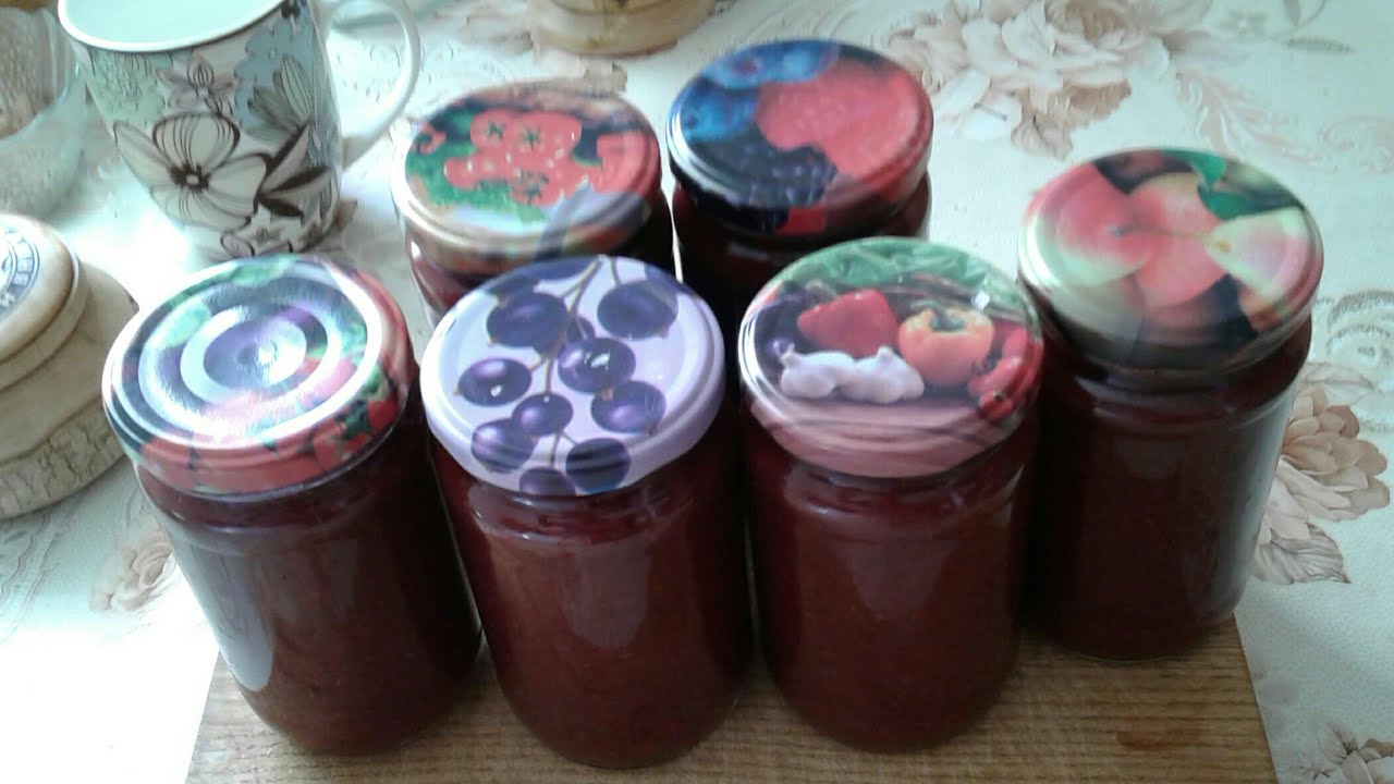 Соус ткемали из красной алычи рецепт заготовки на зиму - YouTube