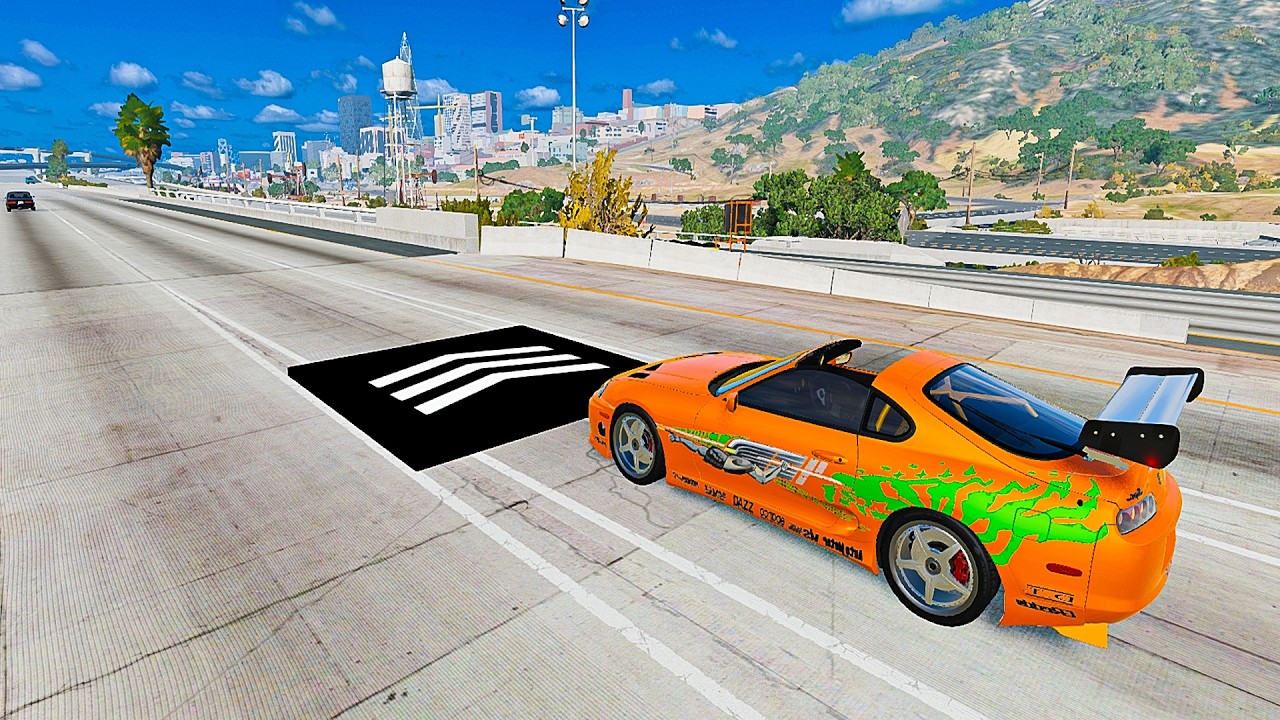 Instant 865 MPH Blast : Which Car can Survive longer - BeamNG drive #39