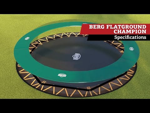 BERG FlatGround Champion trampoline | specifications