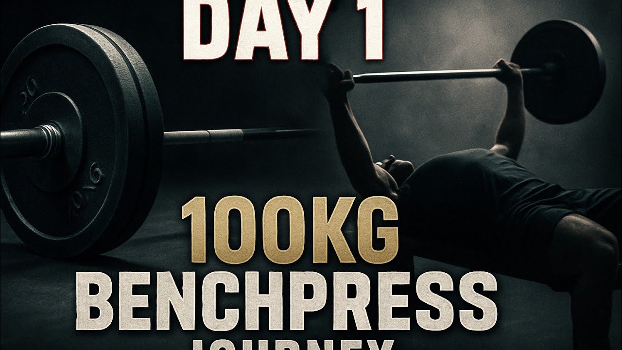 📢 Day 1 - Journey to 100kg Bench Press. Shed Gym Prep.