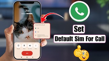 How to Set Default Sim For Call