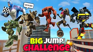 Rope Hero Big Jump Challenge With All Robots | Rope Hero Vice Town screenshot 2