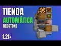 TIENDA AUTOMÁTICA en MINECRAFT con REDSTONE (sin mods) 1.21+