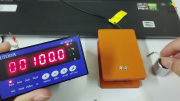 รีวิว การใช้งานโมดูลแสดงผลค่าน้ำหนัก AD2015E & Sensor Load Cell 300g.