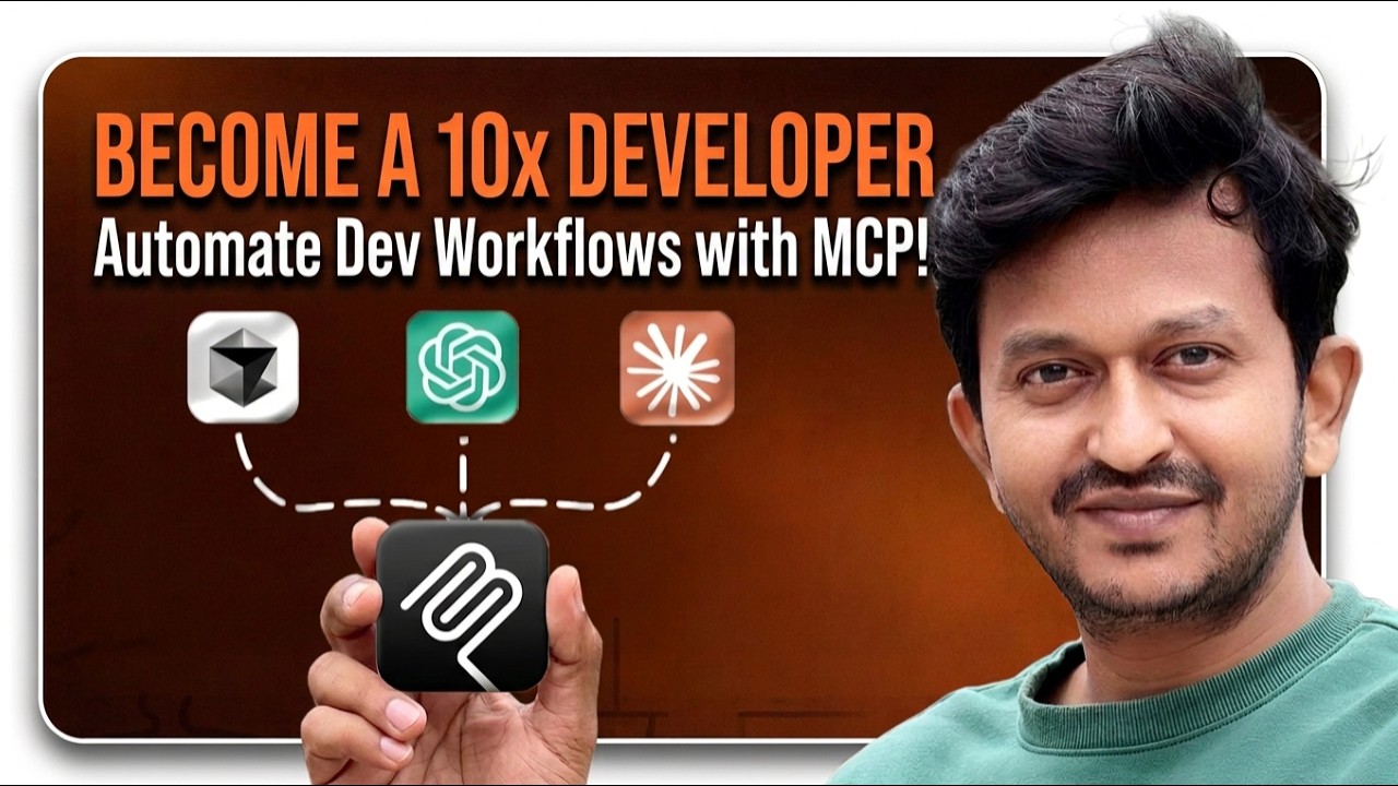 Become a 10x Developer: Automate Your Dev Workflows with MCP! - YouTube