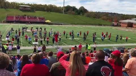 GCHS Marching Band at UVA Wise 2017 Brown Eyed Girl