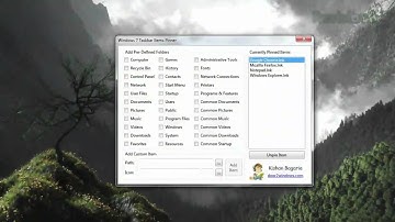 Pin Files and Folders to Windows 7
