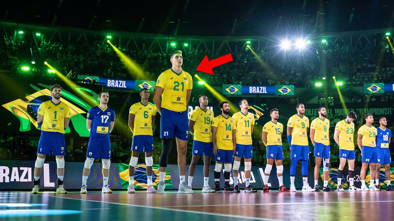 This Volleyball Player is 212cm Tall and Has 355cm Vertical Jump ...
