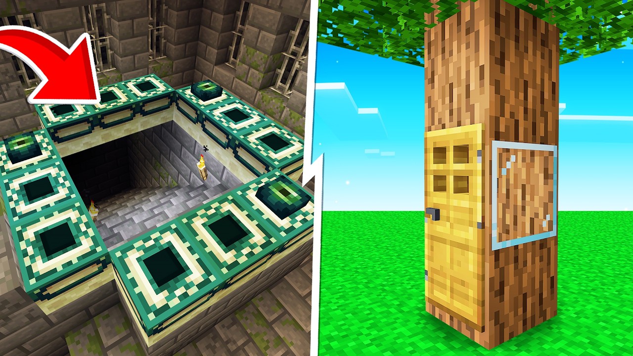 Lisäsin 14 LAITONTA Taloa Minecraftiin?!