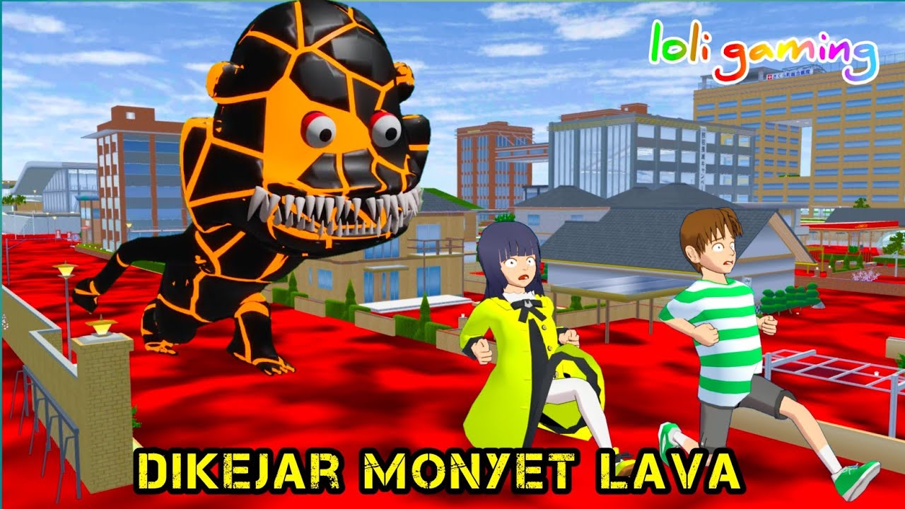Yuta dan mio malah dikejar monyet iblis lava😱😱