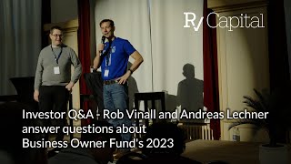 Investor Q&A - Rob Vinall and Andreas Lechner answer questions about Business Owner Fund's 2023 screenshot 1