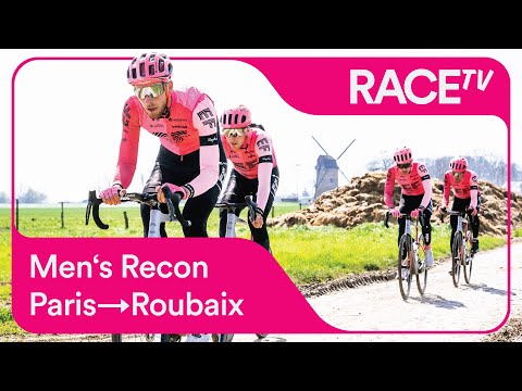 Video: Team besøker brosteinene for siste Paris-Roubaix rekognosering (i regnet)
