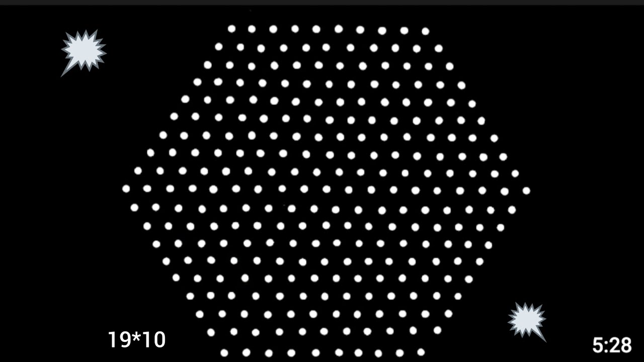 19*10dotslotus flower rangoli 🌹newyear celebration 🌹Sankranti mugglu 🌹Ugadi chukayanchi rangoli