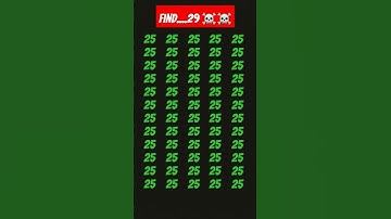 Find ➡️ 29 #quiz #findtheoddnumber #iqtest #iq #puzzle #odd #trendingshorts #iqboost #viralvideo