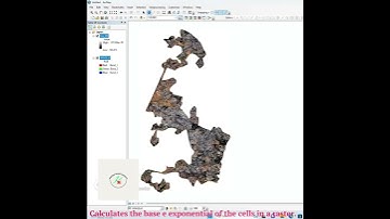 How to Create Exp10 (Spatial Analyst)| Trigonometric | ArcGIS  #esri #arcgispro #map