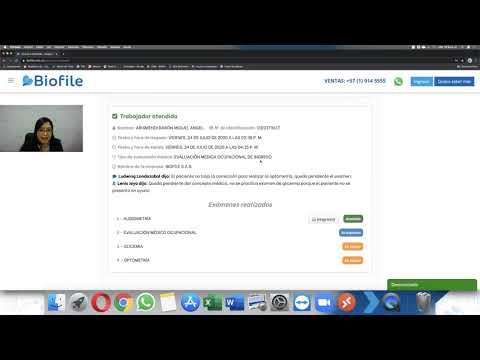 Proceso para Descargar los Exámenes Médicos - video from Biofile