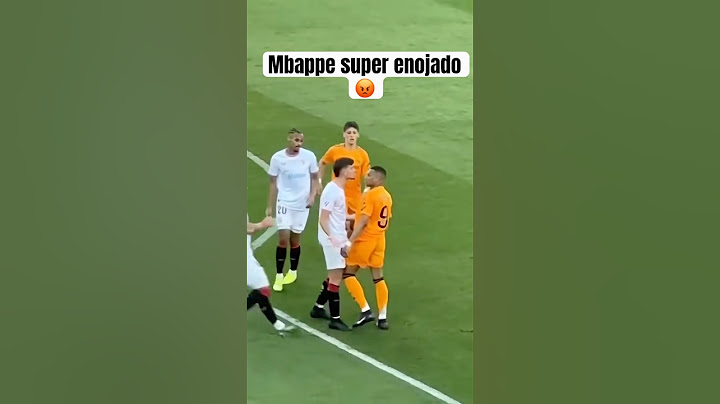 Mbappe se pelea cara a cara con un jugador del Sevilla #mbappe #realmadrid