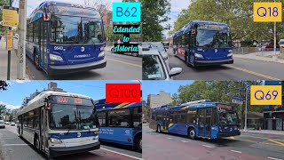 (QBR UPDATE) Busfanning at 21 Street/30 Avenue in Astoria with B62 extension!