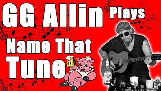 GG Allin Eats BBQ, has movie night with Henry and Plays Name That Tune, Tampa FL, 1991.