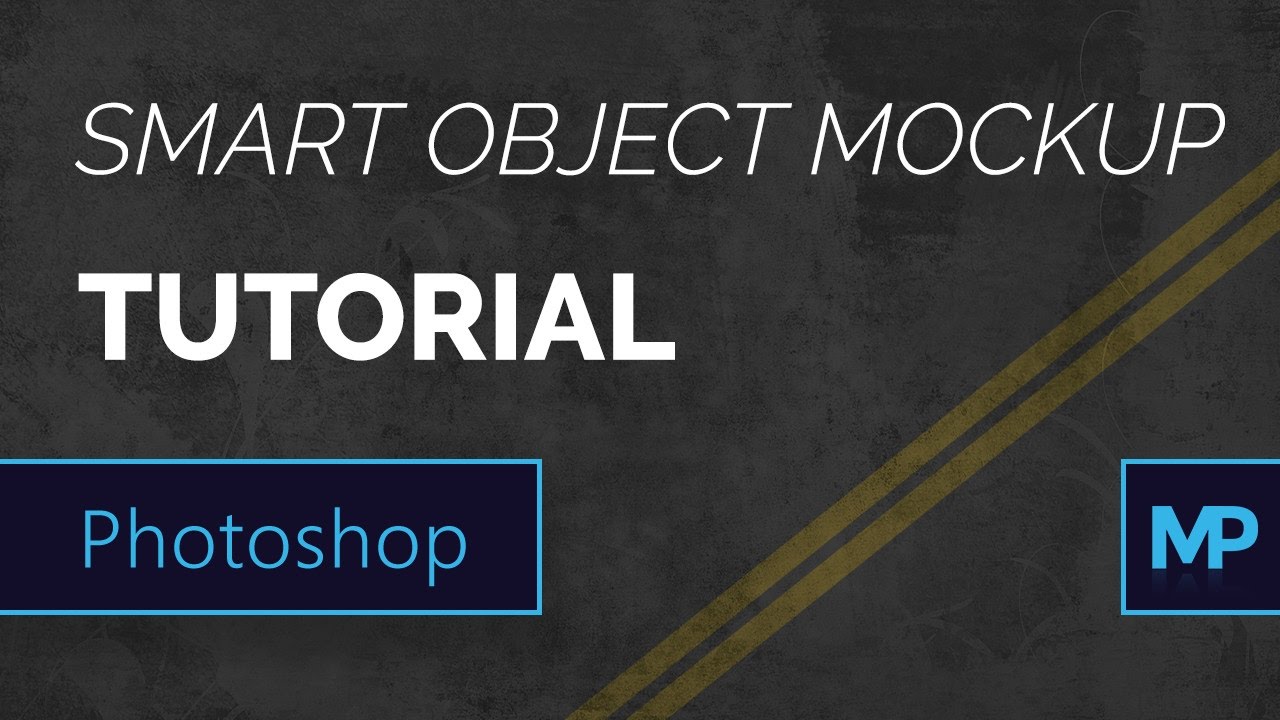 Smart Object Mockup Photoshop Tutorial Youtube