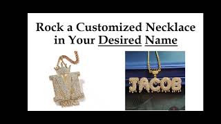 Celebrity Customize Your Necklace in Your Name or Nickname Profile