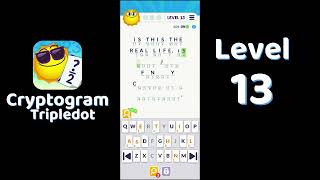 Cryptogram Tripledot Level 13 Answer | SolutionGuruji Wealth