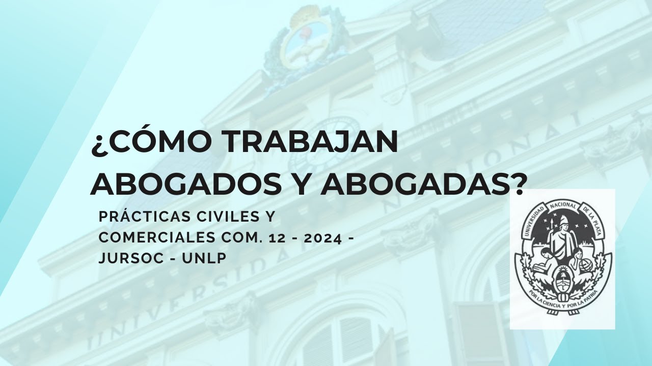 ¿Cómo trabajan abogados y abogadas?