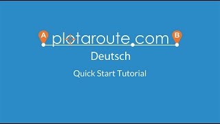 Plotaroute.com Quick Start Tutorial