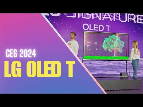 LG OLED T en CES 2024 - Presentación