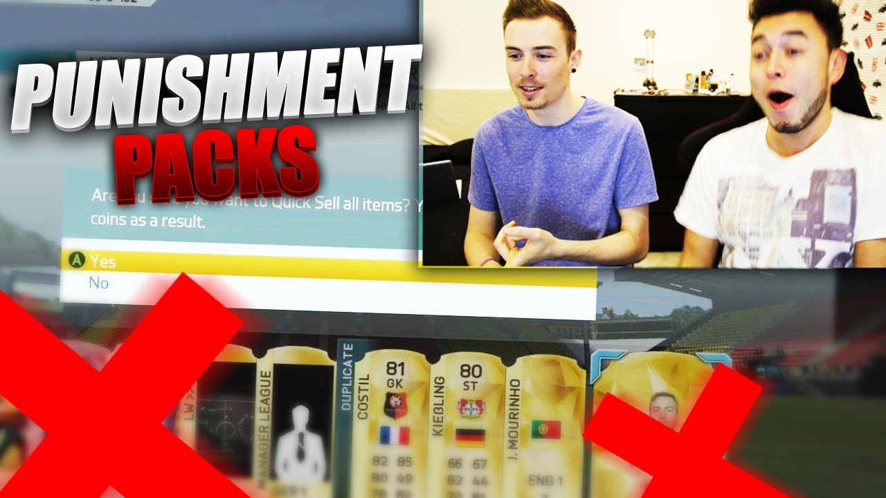 FIFA 16 - NASTY PUNISHMENT PACKS!!