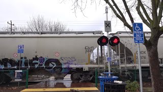 UP 9914 Rocklin Rocket Local, Mather Field/Mills Station Pedestrian Crossing, Rancho Cordova CA