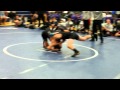 Varsity wrestling hard punch in the mouth or a crossface punch