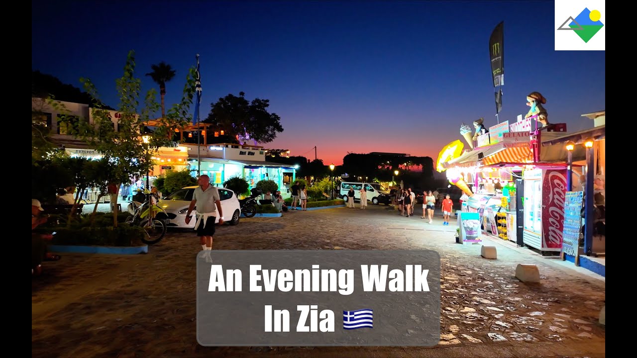 Вечерняя прогулка в Зии, Кос, Греция.