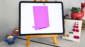 Design with me: Stud Earring Holder for 3D Printing ✨Shapr3D